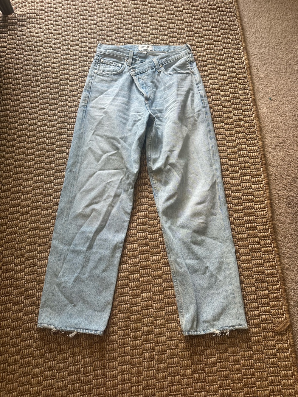 Agolde Light Blue Slim Straight Women's Jeans